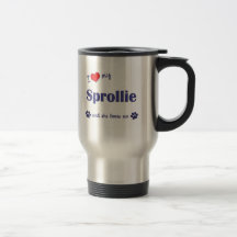 I Love My Sprollie (Female Dog) Coffee Mugs