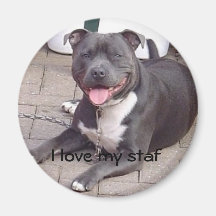 I love my staf refrigerator magnet