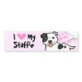 I Love My Staffordshire Bull Terrier