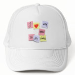 I LOVE MY STICKY NOTES hats