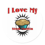 I Love My Stud Muffin stickers
