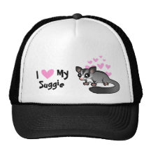 I Love My Sugar Glider Trucker Hats