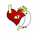 I Love my Sulphur Crested Cockatoo T-Shirt