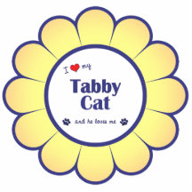 I Love My Tabby Cat (Male Cat) Photo Sculpture
