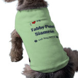 I Love My Tabby Point Siamese (Multiple Cats) pet clothing