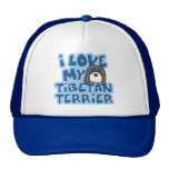 I Love My Tibetan Terrier Hat