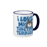 I Love My Tibetan Terrier Mug