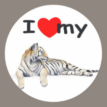 I love my Tiger (for light) stickers