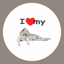 I love my Tiger (for light) stickers
