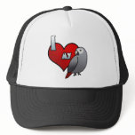 I Love my Timneh African Grey Hat