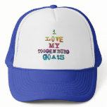 I Love My Toggenburg Goats hats