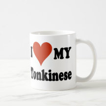I Love My Tonkinese Cat Coffee Mug