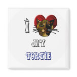 i love my tortie magnets
