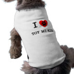 I LOVE MY TOY MI-KIS pet clothing