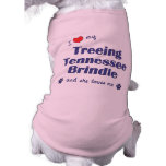 I Love My Treeing Tennessee Brindle (Female Dog) pet clothing