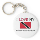 I Love My Trinidadian Grandpa keychains