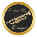 I LOVE MY TRUMPET stickers