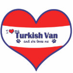 I Love My Turkish Van (Female Cat) photo sculptures