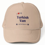 I Love My Turkish Van (Male Cat) hats