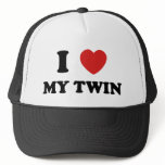I Love My Twin hats