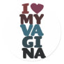 I Love my vagina Sticker