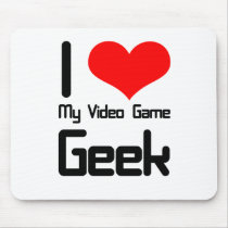 I love my video game geek mouse pad