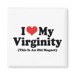 I Love My Virginity magnets