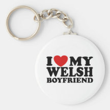 I Love My Welsh Boyfriend Key Chain