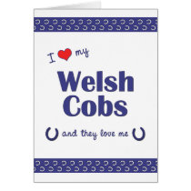 I Love My Welsh Cobs (Multiple Horses) cards