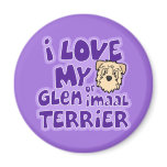 I Love My Wheaten Glen of Imaal Terrier magnets
