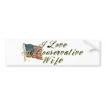 I Love My Wife, Conservative bumper stickers