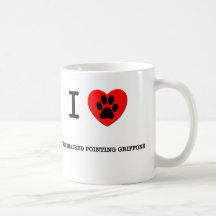 I LOVE MY WIREHAIRED POINTING GRIFFONS MUG