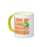 I Love My Yellow Shouldered Amazon Mug