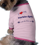 I Love My Yorkie-Apso (Female Dog) Dog Tee