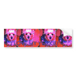 I LOVE MY YORKIE!  Bumper Sticker bumper stickers