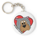 I Love my Yorkie Keychain (Cartoon)