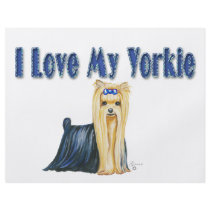 I Love My Yorkie Yorkshire Terrier Flyer