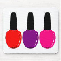 I Love Nail Polish Mouse Pads