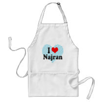 I Love Najran, Saudi Arabia Aprons