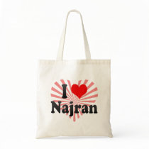 I Love Najran, Saudi Arabia Canvas Bag