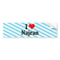 I Love Najran, Saudi Arabia Bumper Stickers
