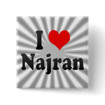 I Love Najran, Saudi Arabia Pinback Button