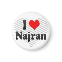 I Love Najran, Saudi Arabia Fridge Magnet