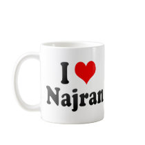 I Love Najran, Saudi Arabia Coffee Mug