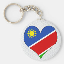 I Love Namibia Key Chains