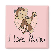 I Love Nana T-shirts and Gifts Magnets
