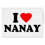 I Love Nanay cards