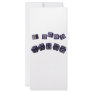I love Nancy toy blocks in blue Rack Card Design