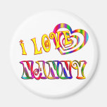 I Love Nanny Fridge Magnet