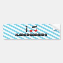 I Love Narcocorrido Bumper Sticker